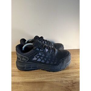 Ace Men's Black/Gray Phantom Alloy Safety Toe Slip Resistant Work Shoe Size 6.5